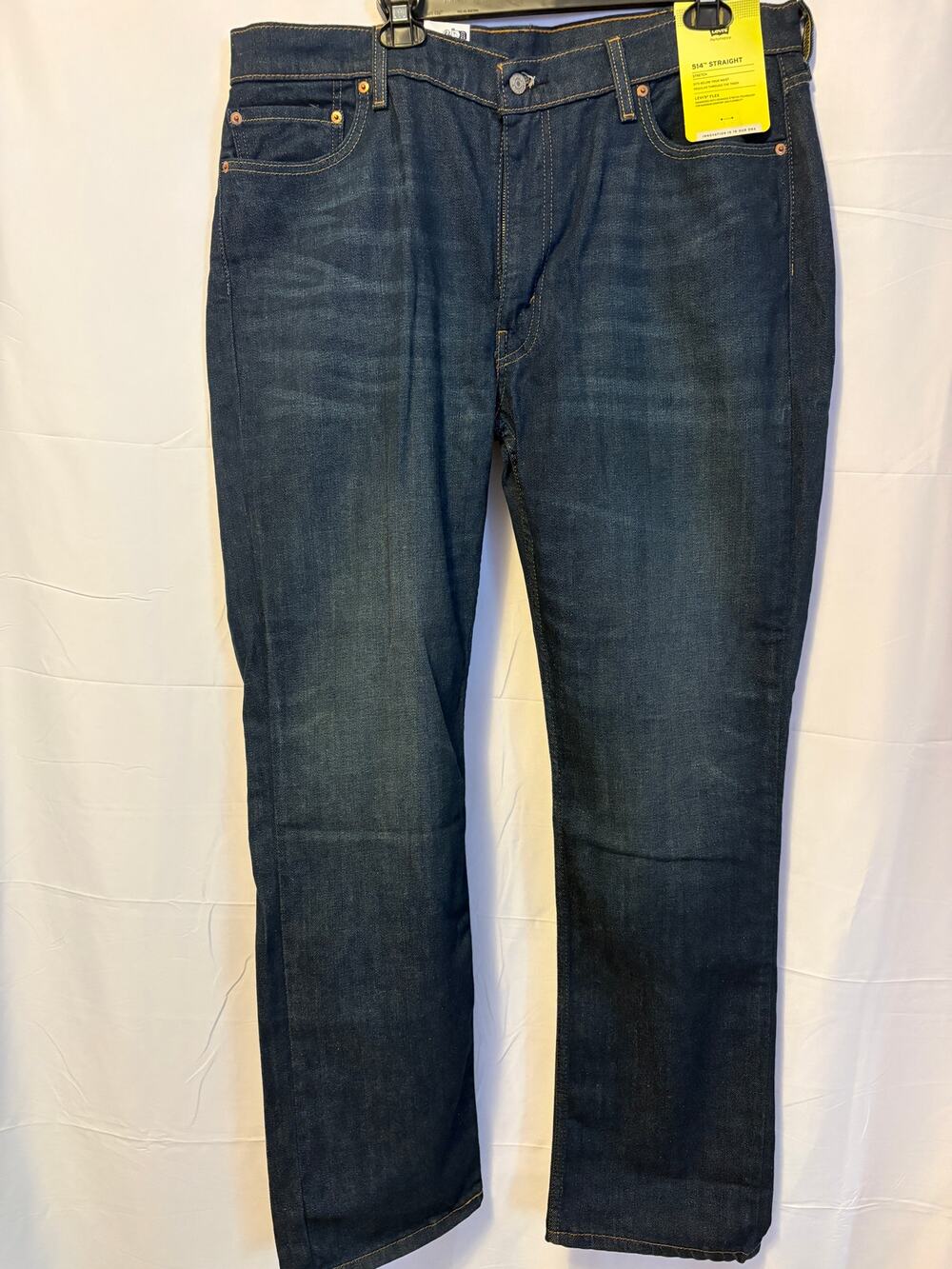 Levi's 514 Straight-Leg Denim Jeans Blue Sz 40 x 34